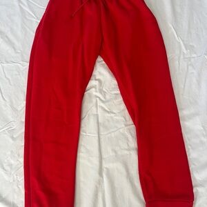 Women’s Bright Red Jogger Pants